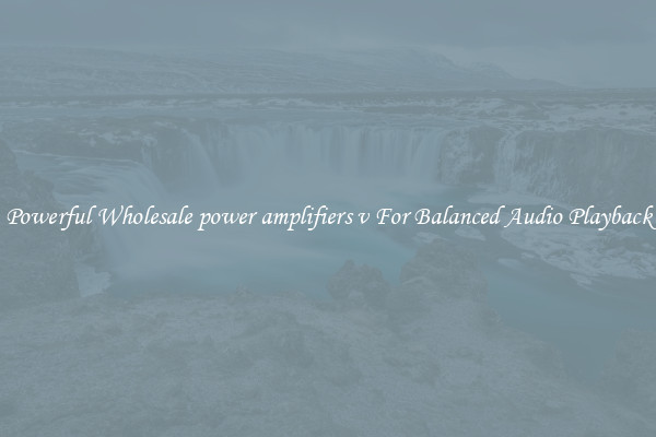 Powerful Wholesale power amplifiers v For Balanced Audio Playback