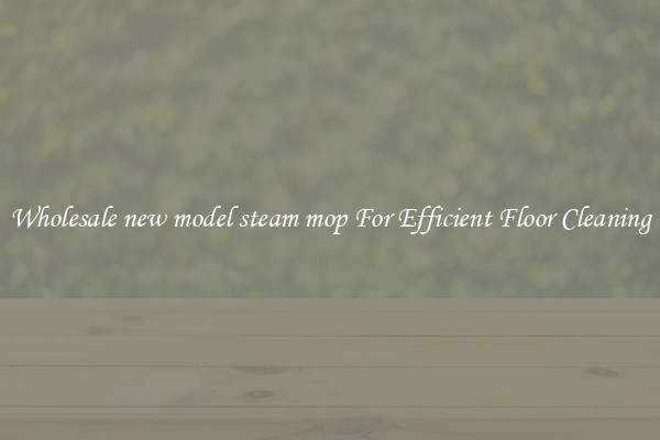 Wholesale new model steam mop For Efficient Floor Cleaning
