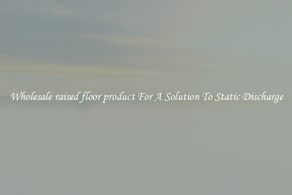 Wholesale raised floor product For A Solution To Static Discharge
