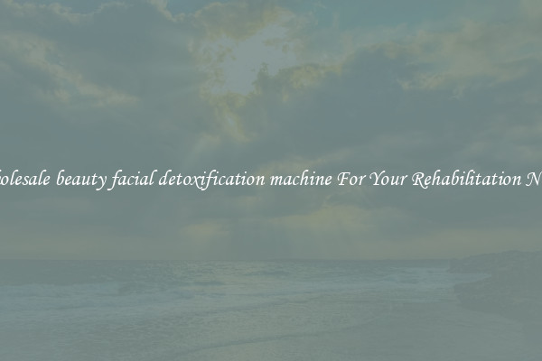 Wholesale beauty facial detoxification machine For Your Rehabilitation Needs