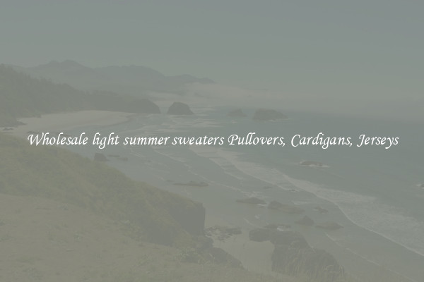 Wholesale light summer sweaters Pullovers, Cardigans, Jerseys