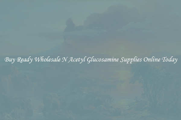 Buy Ready Wholesale N Acetyl Glucosamine Supplies Online Today