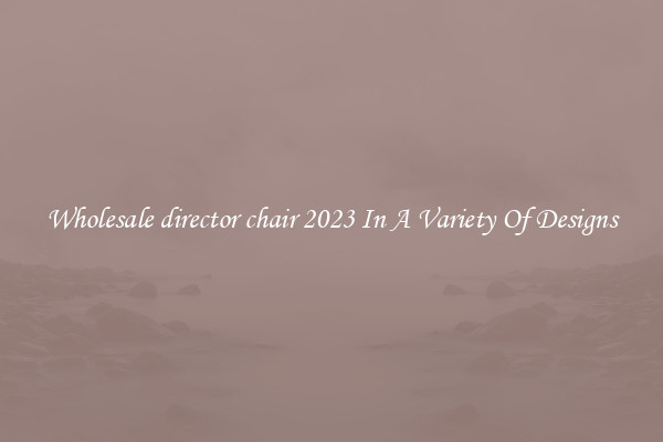 Wholesale director chair 2023 In A Variety Of Designs