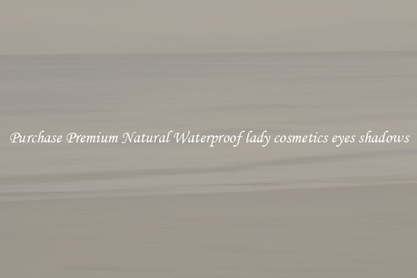Purchase Premium Natural Waterproof lady cosmetics eyes shadows