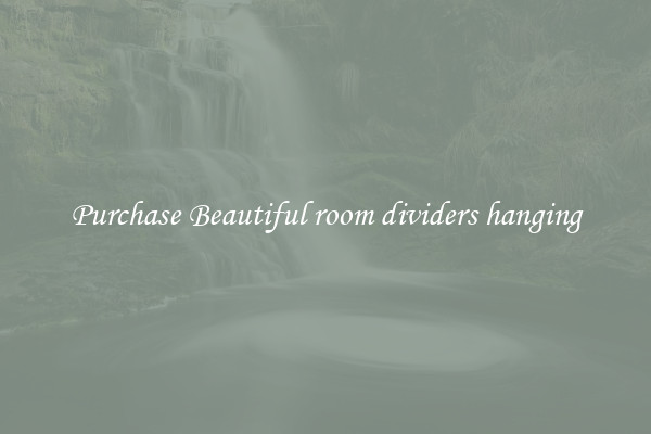 Purchase Beautiful room dividers hanging