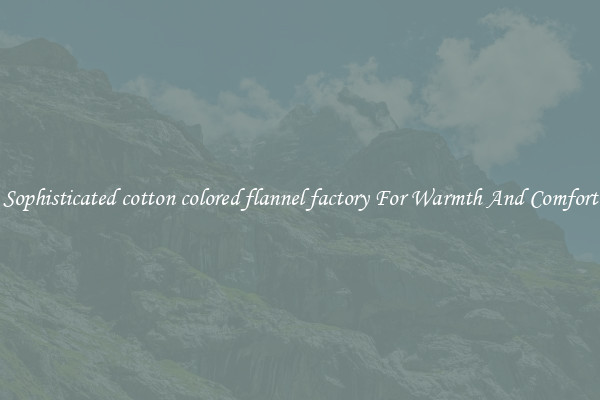 Sophisticated cotton colored flannel factory For Warmth And Comfort