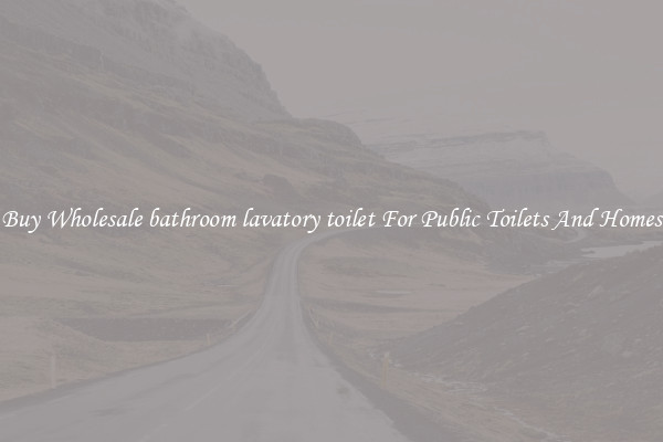 Buy Wholesale bathroom lavatory toilet For Public Toilets And Homes