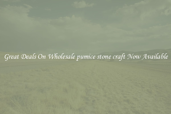 Great Deals On Wholesale pumice stone craft Now Available