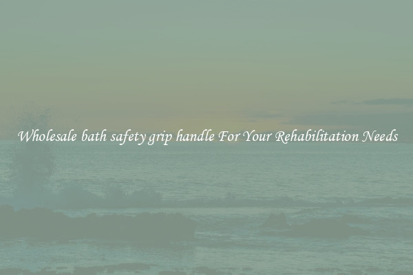 Wholesale bath safety grip handle For Your Rehabilitation Needs